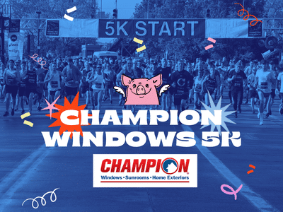 Champion Windows announced as 2023 Title Sponsor for the Flying Pig 5K Race